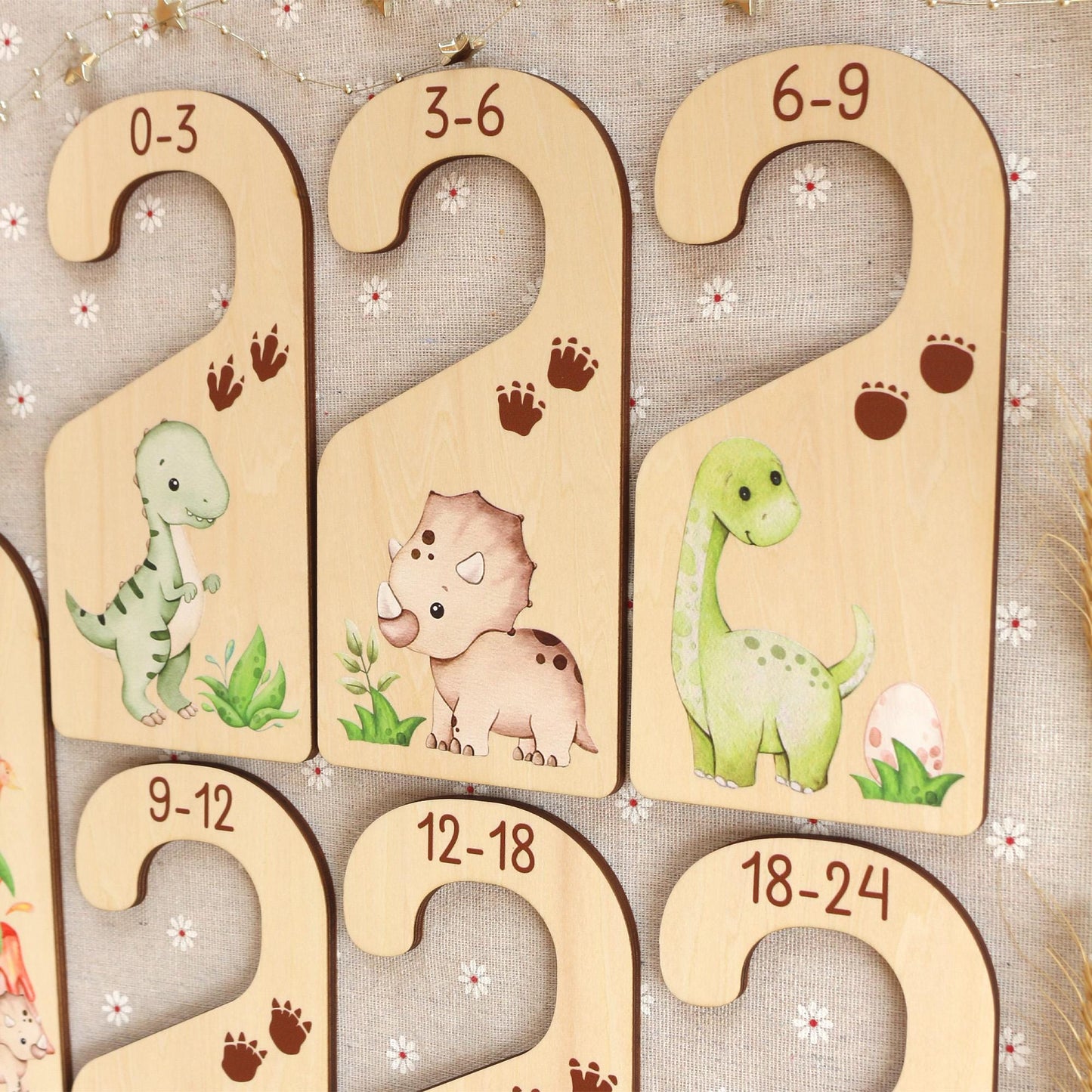 Dinosaur Baby Clothes Dividers, Baby Closet Dividers, Baby Clothes Organisation, Infant Clothes Hangers, Baby Boy Shower Gift