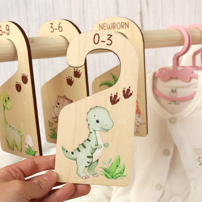 Dinosaur Baby Clothes Dividers, Baby Closet Dividers, Baby Clothes Organisation, Infant Clothes Hangers, Baby Boy Shower Gift