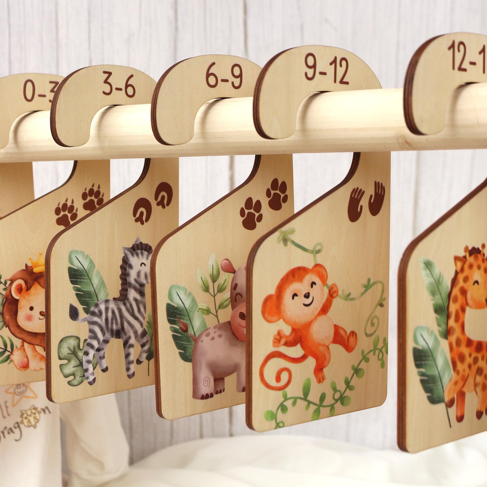 Baby Closet Dividers, Animals Baby Clothes Dividers, Baby Clothes Organisation, Infant Clothes Hangers, Baby Shower Gift