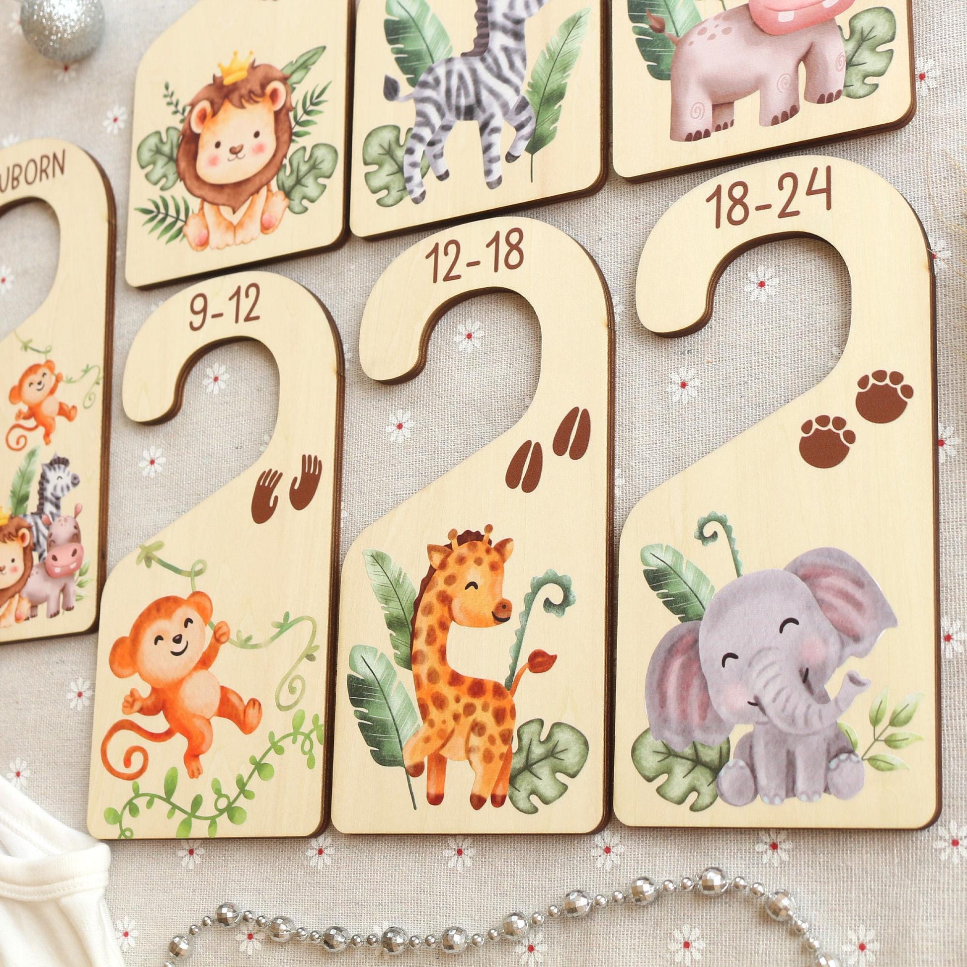 Baby Closet Dividers, Animals Baby Clothes Dividers, Baby Clothes Organisation, Infant Clothes Hangers, Baby Shower Gift