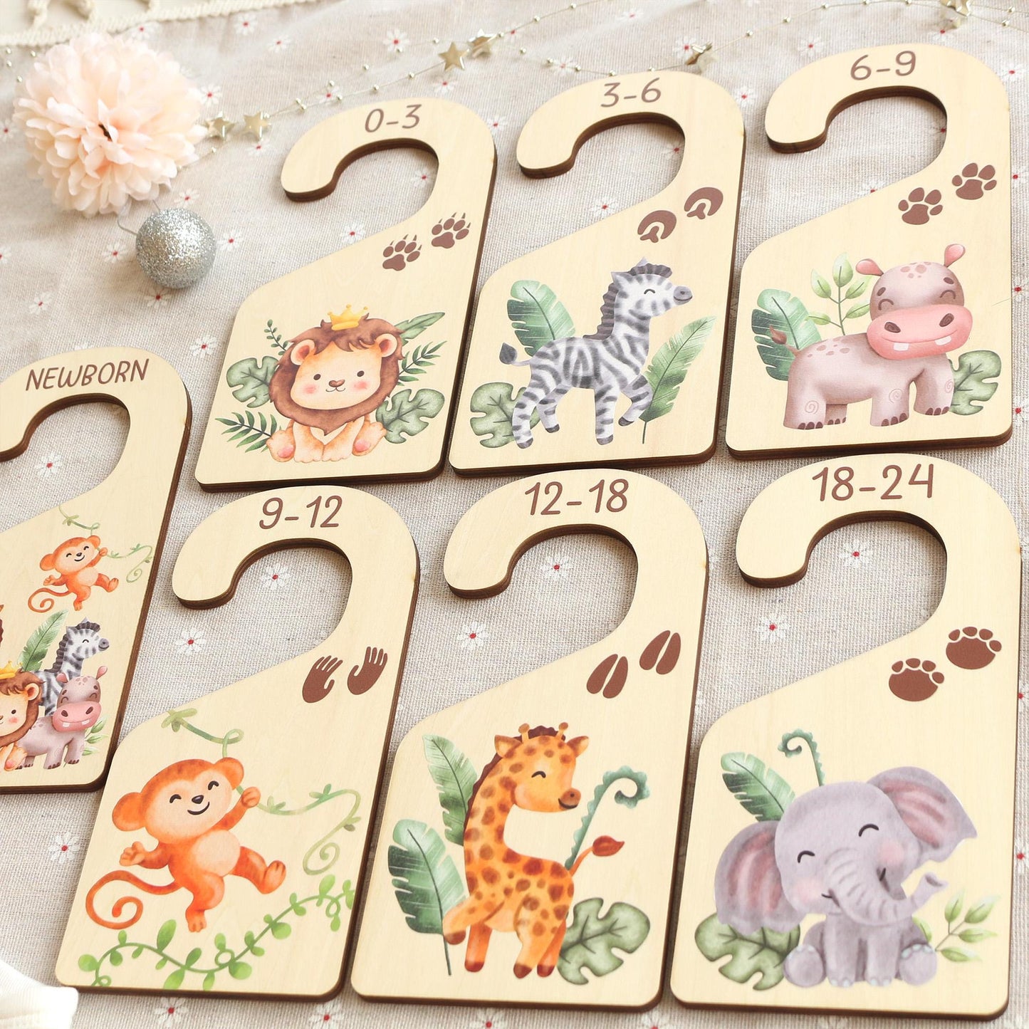 Baby Closet Dividers, Animals Baby Clothes Dividers, Baby Clothes Organisation, Infant Clothes Hangers, Baby Shower Gift