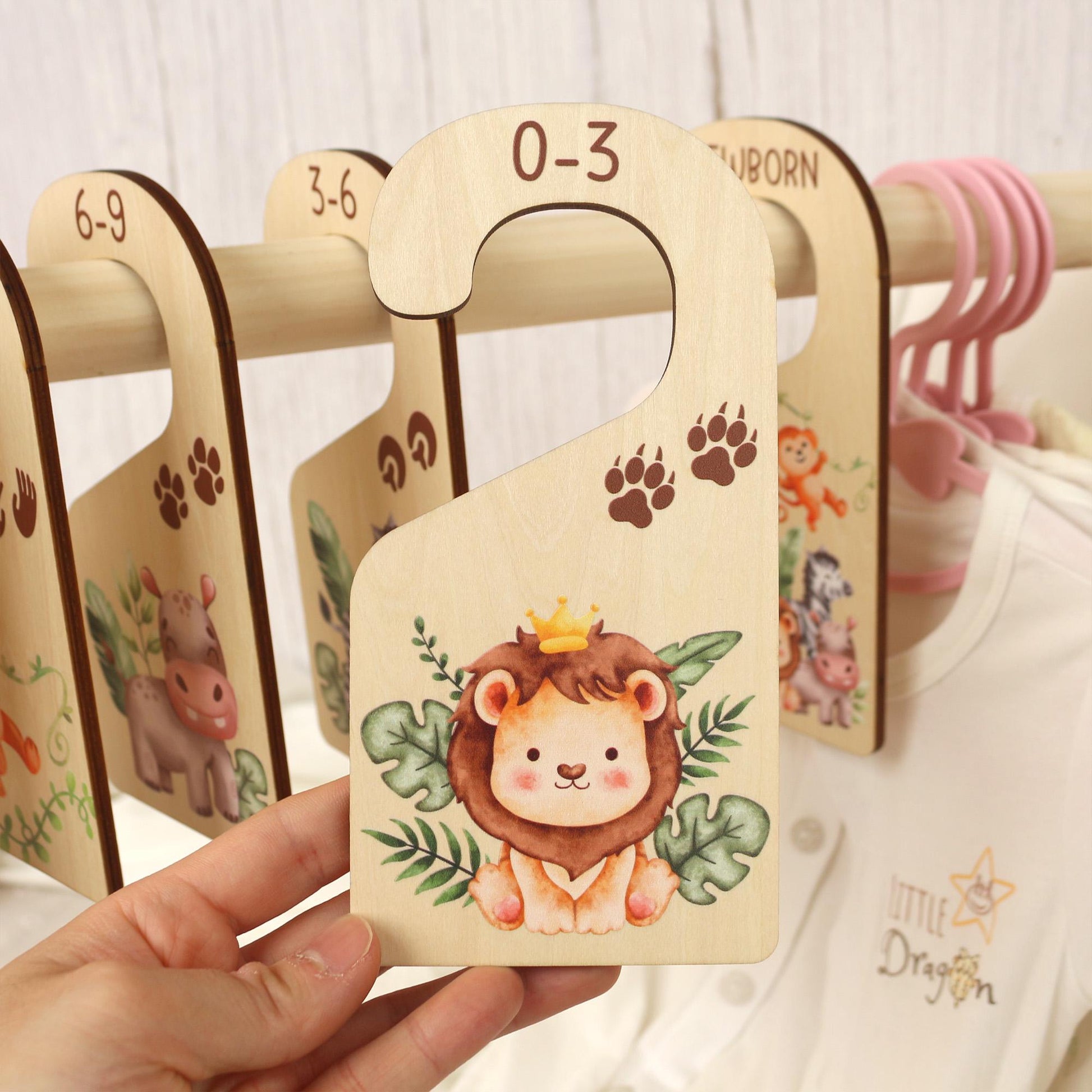 Baby Closet Dividers, Animals Baby Clothes Dividers, Baby Clothes Organisation, Infant Clothes Hangers, Baby Shower Gift