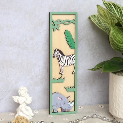 Safari Name Sign - Safari Letters- Personalised Name Sign - Custom Name Decor - Safari Wall Art - Baby Gift - Nursery Decor