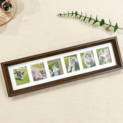 Personalized Cat Photo Frame,Pet Sympathy Gift,Loss of Pet Photo Frame,Picture Wooden Frame,Custom Pet Photo Collage Gift