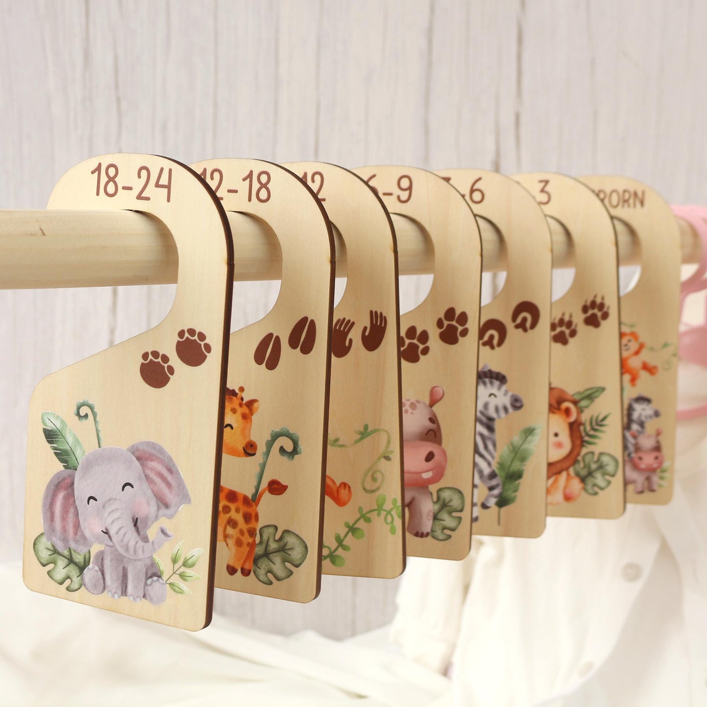 Baby Closet Dividers, Animals Baby Clothes Dividers, Baby Clothes Organisation, Infant Clothes Hangers, Baby Shower Gift
