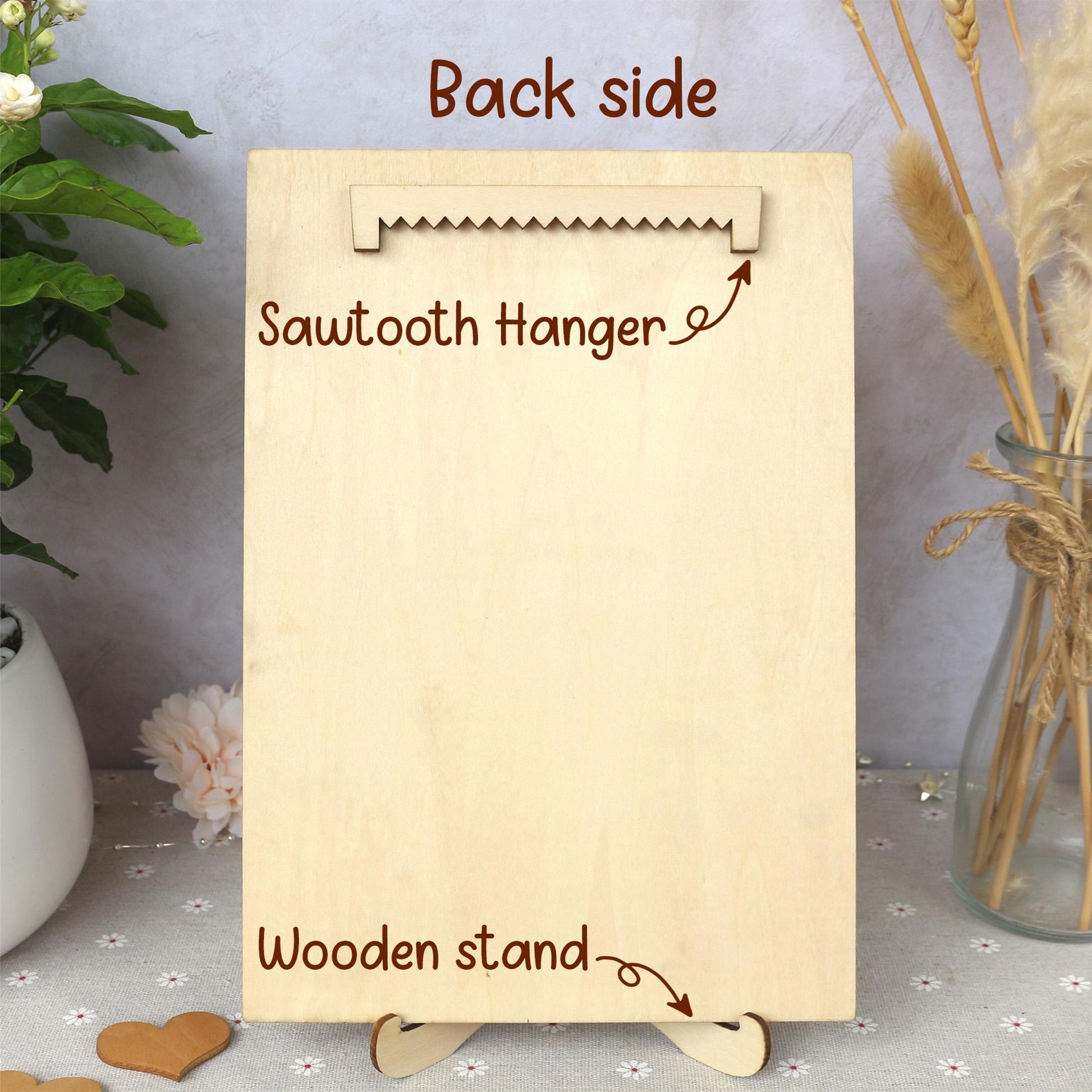 Personalized Birth Month Flowers Mothers Day, Custom Grandma's Garden Wooden Sign, Gift For Mom, Gift For Grandma, Mother's Day Gift