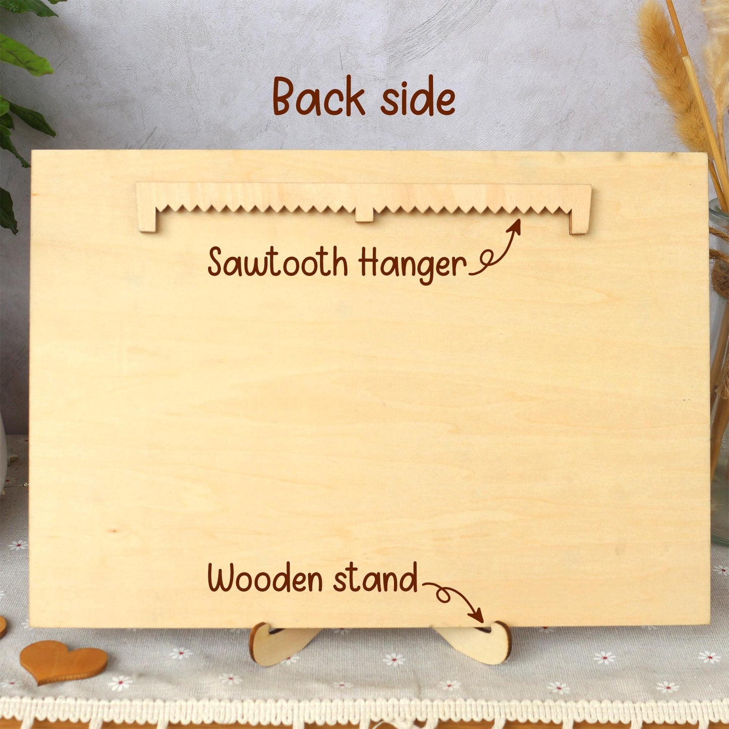 Custom Birth Flower Garden Frame - Personalized Family Sign - Wood Farmhouse Decor - Mothers Day Gift - Gift for Mom - Wooden Flower Sign