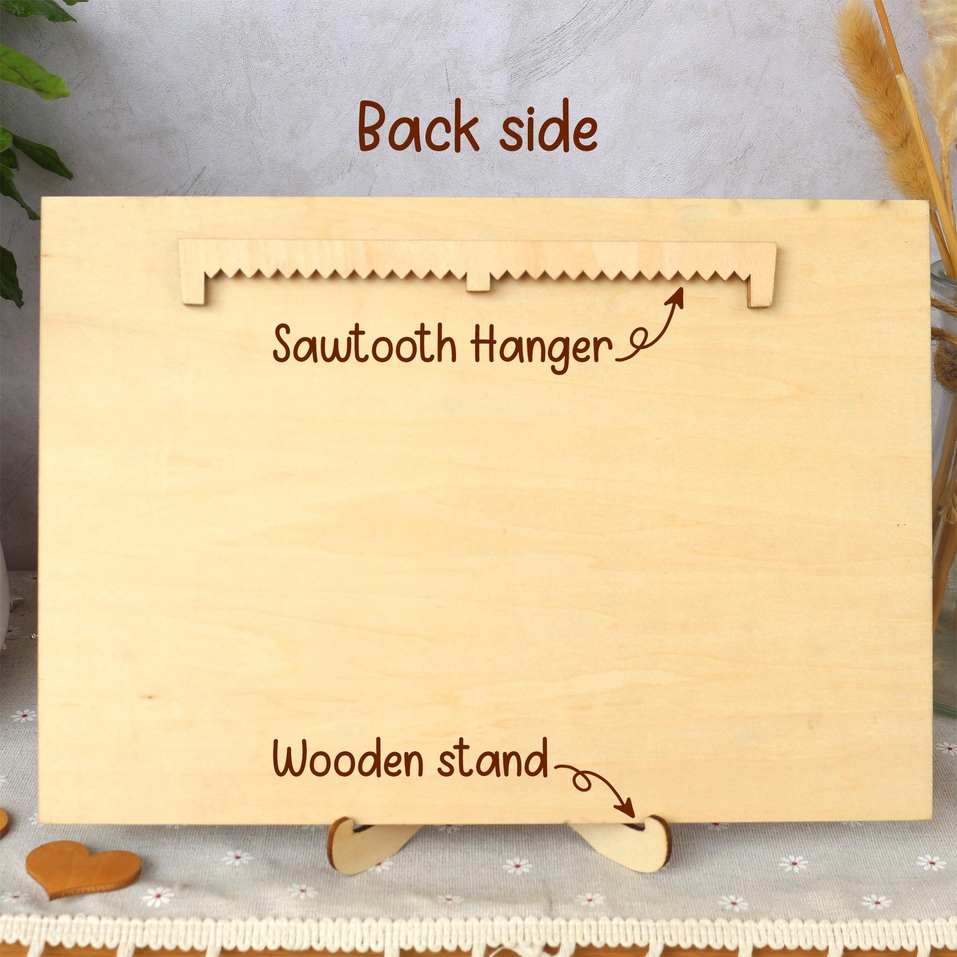 Custom Birth Flower Garden Frame - Personalized Family Sign - Wood Farmhouse Decor - Mothers Day Gift - Gift for Mom - Wooden Flower Sign