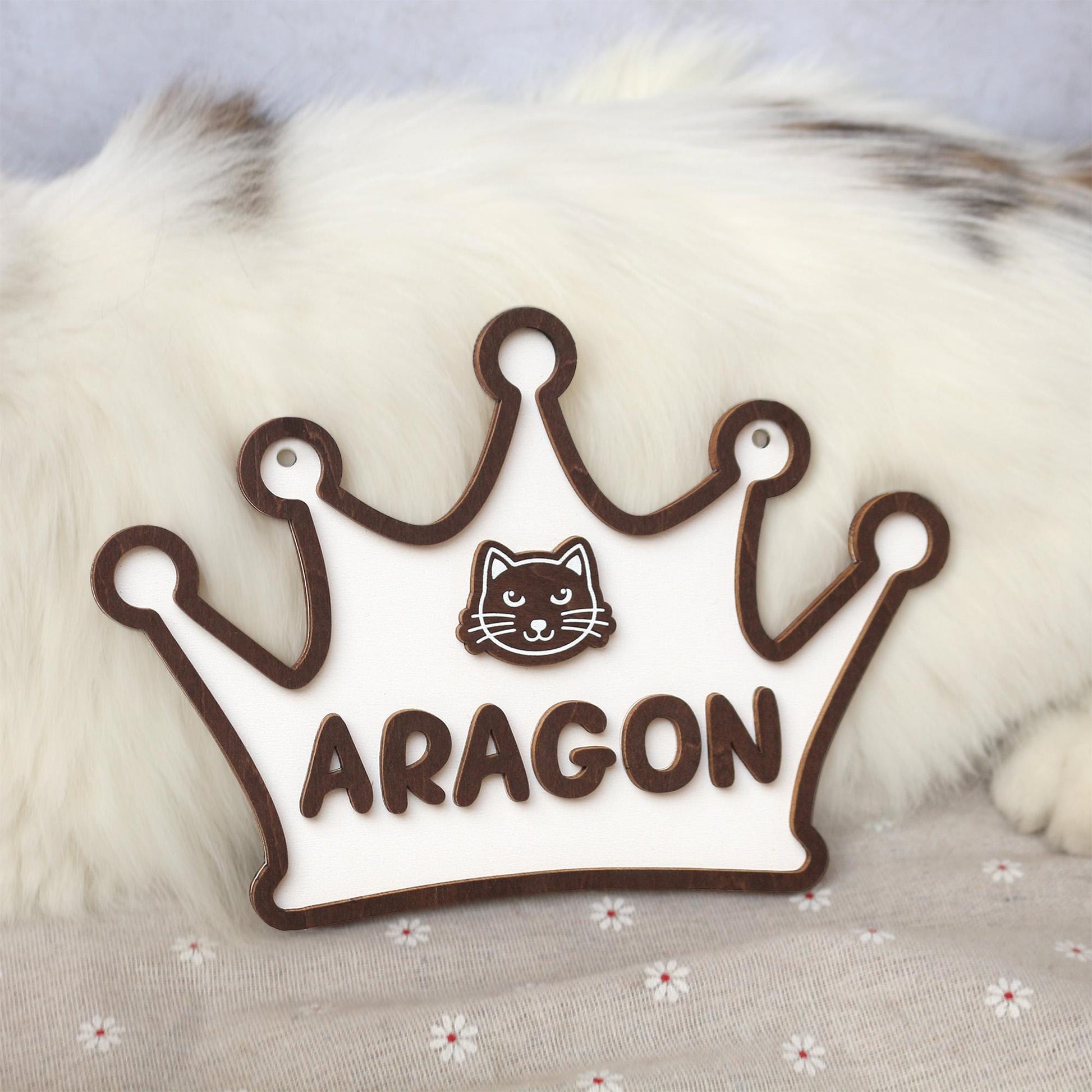 Wooden Dog Name Sign  Personalized Pet Name Plaque for Pet House, Room, Crate, Kennel, or Feeding Area  Cat Name Tag  Dog House Sign