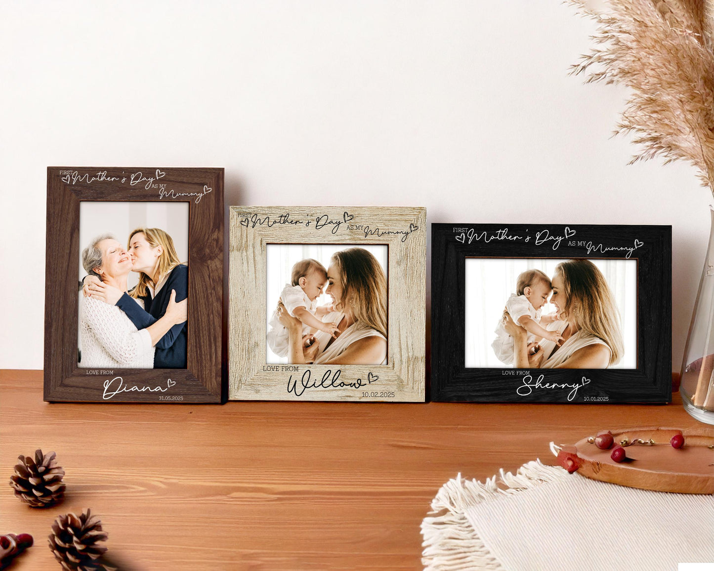 First Mother's Day as My Mummy Photo Frame,Mothers Day Gift for Grandma,1st Mothers Day as My Mommy,Granny,Nana,Mum Gift,Nanny I Love You