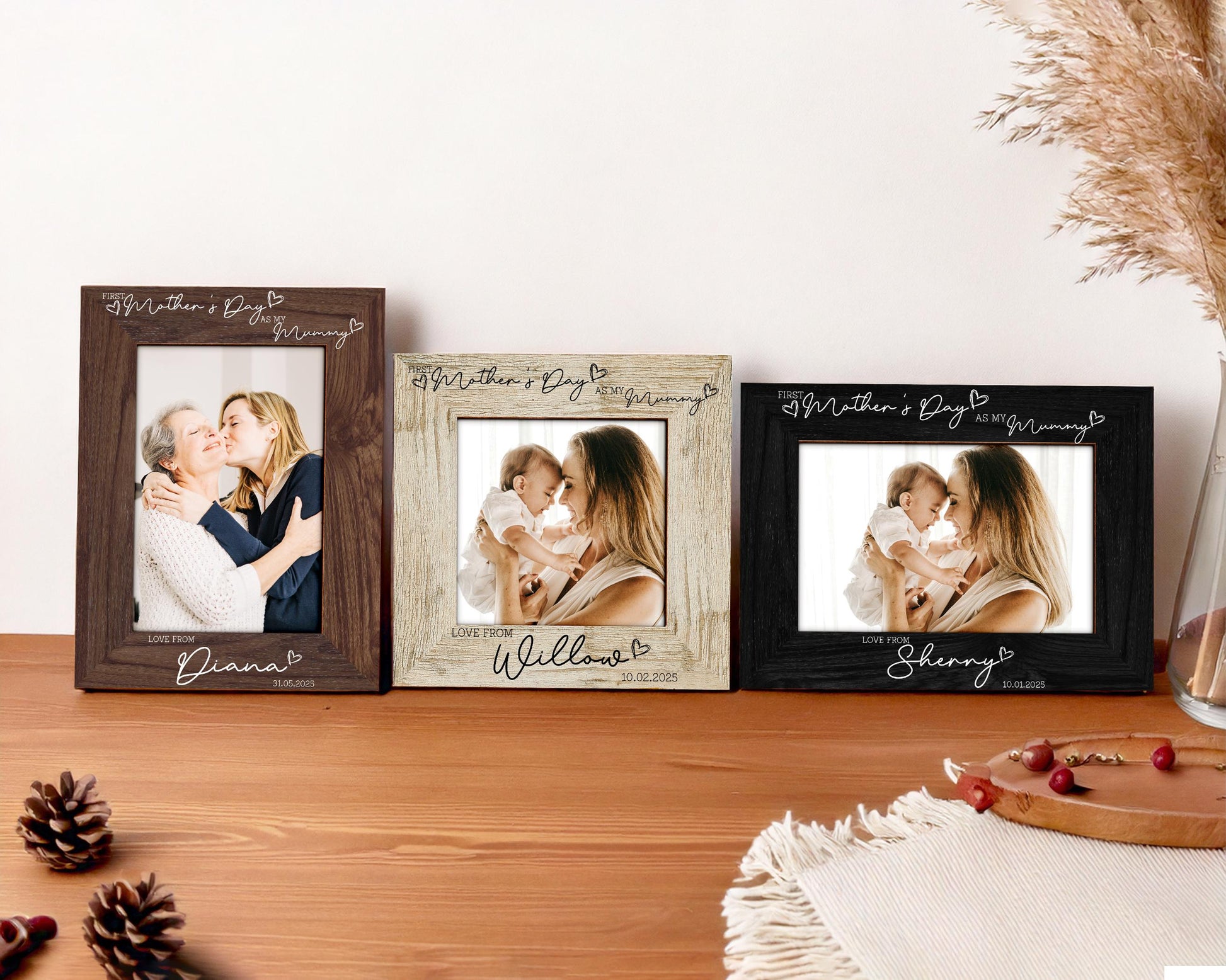 First Mother's Day as My Mummy Photo Frame,Mothers Day Gift for Grandma,1st Mothers Day as My Mommy,Granny,Nana,Mum Gift,Nanny I Love You