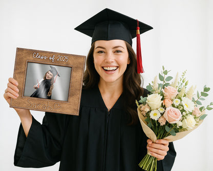 Custom Graduation Picture Frame,High School Graduation Gift for Her,Gift for him,College Graduation, Personalized Photo Frame,Class of 2025