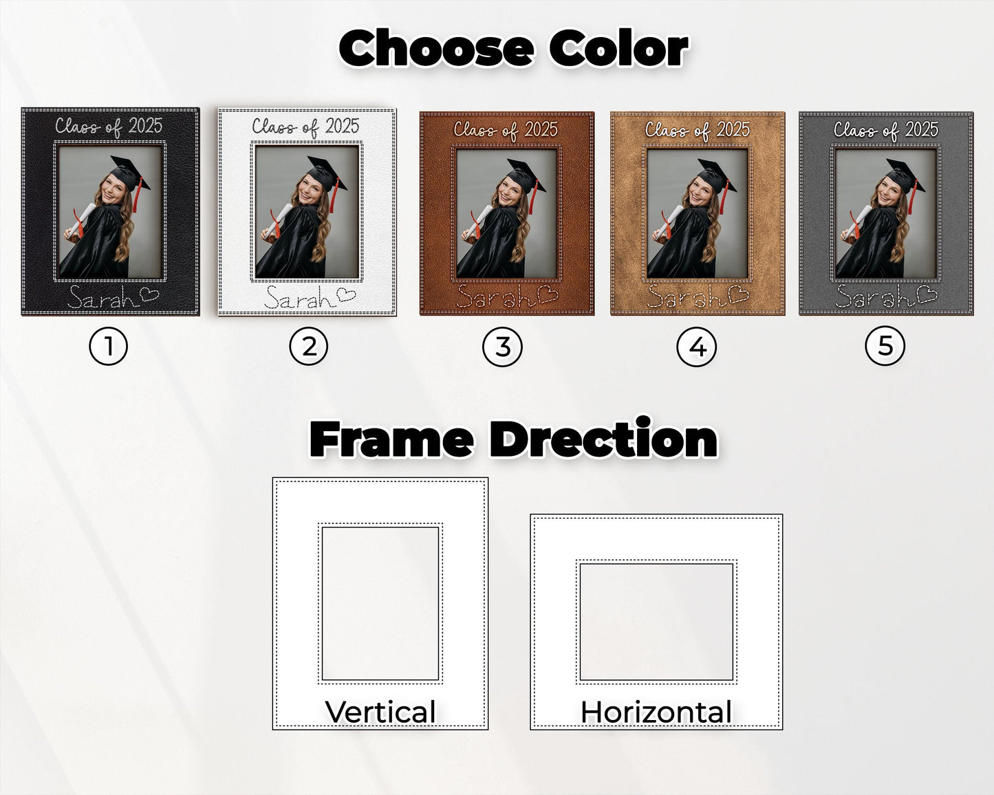 Custom Graduation Picture Frame,High School Graduation Gift for Her,Gift for him,College Graduation, Personalized Photo Frame,Class of 2025