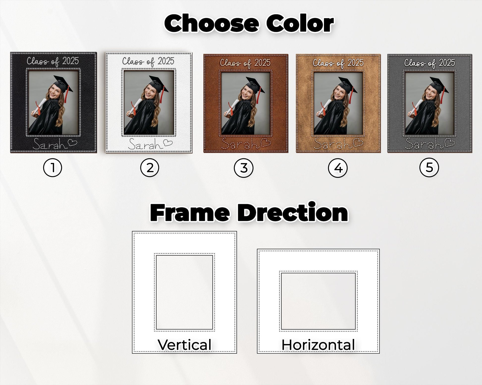 Custom Graduation Picture Frame,High School Graduation Gift for Her,Gift for him,College Graduation, Personalized Photo Frame,Class of 2025