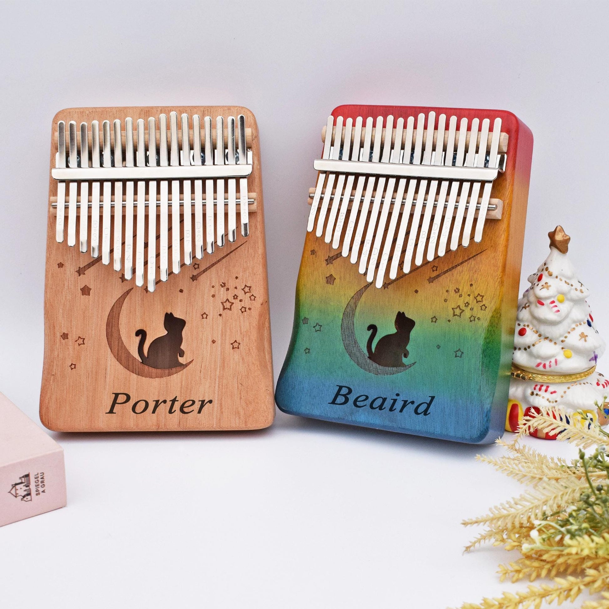 Custom Engraved 17 Key kalimba, Personalized kalimba,thumb piano gift,Musical instruments for Sound Therapy & Relaxation