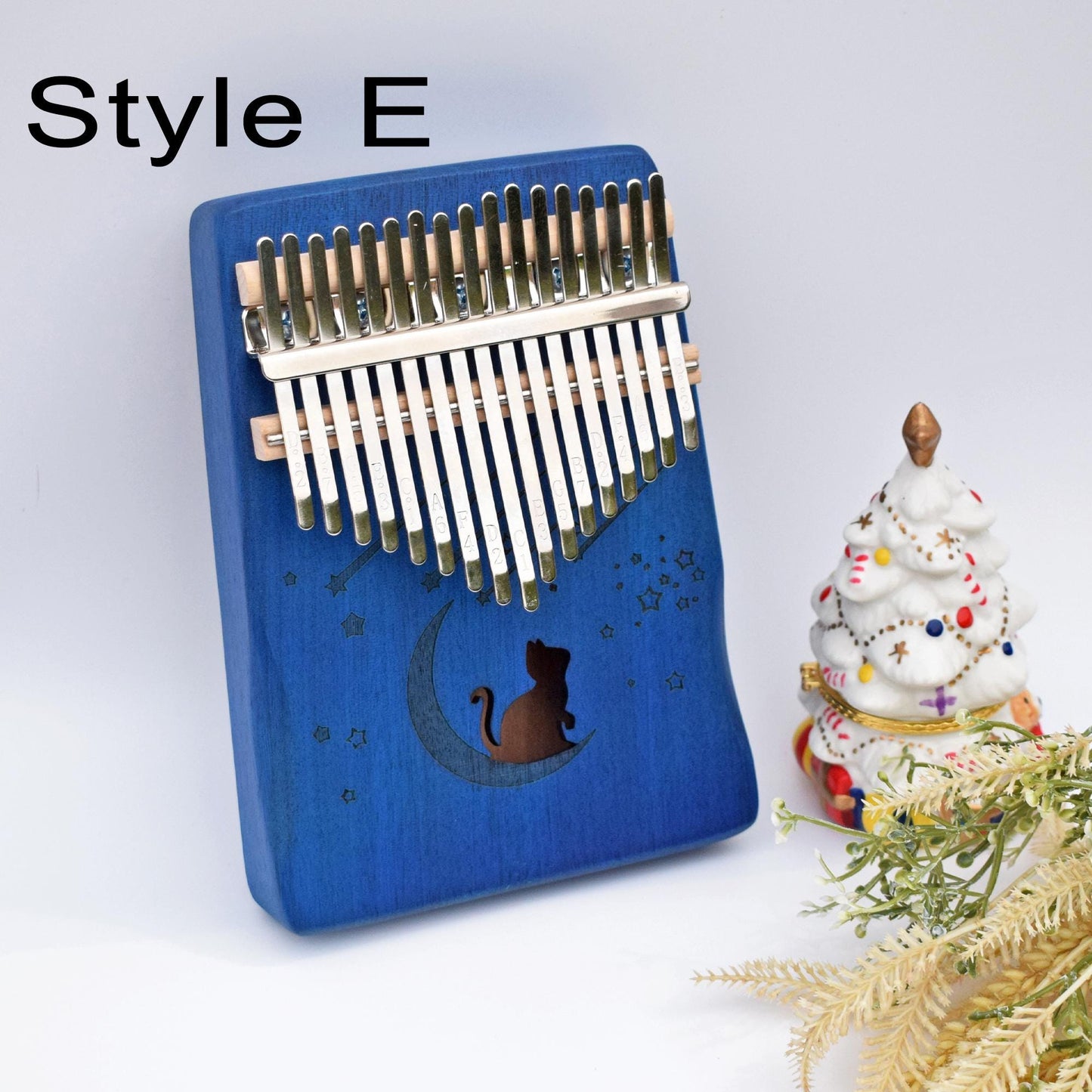 17 Key Kalimba - personalized kalimba wiht Engraved name, thumb piano gift,Musical instruments for Sound Therapy & Relaxation