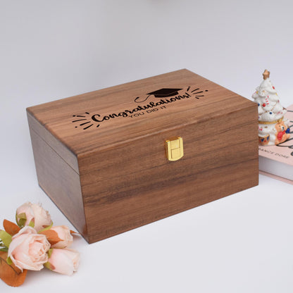 Custom 2025 Graduation Memory Box, Graduation Gift Ideas, Keepsake Time Capsule, Graduation Gift for her, Gift for Him, Gift for Daughter