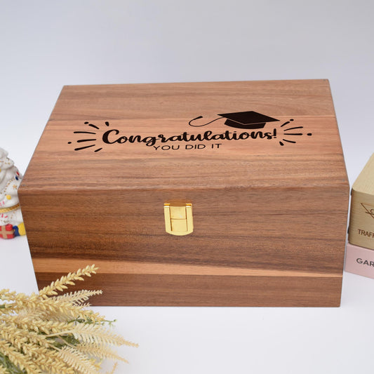 Custom 2025 Graduation Memory Box, Graduation Gift Ideas, Keepsake Time Capsule, Graduation Gift for her, Gift for Him, Gift for Daughter