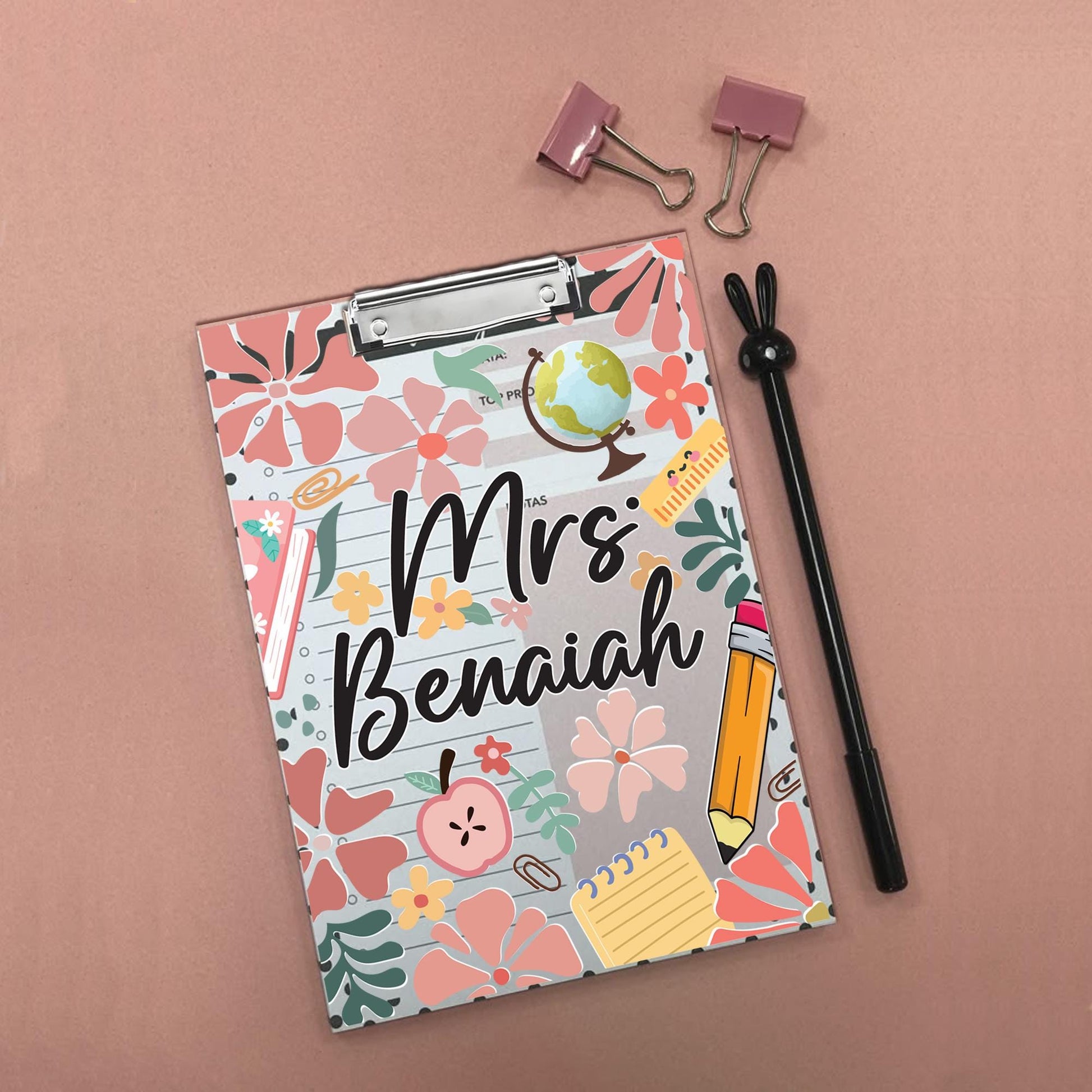 Customized Teacher Clipboard, Teacher Appreciation Gifts, Teacher Gift, Custom Teacher Clipboard with Name, Acrylic Teacher Clipboard Gift