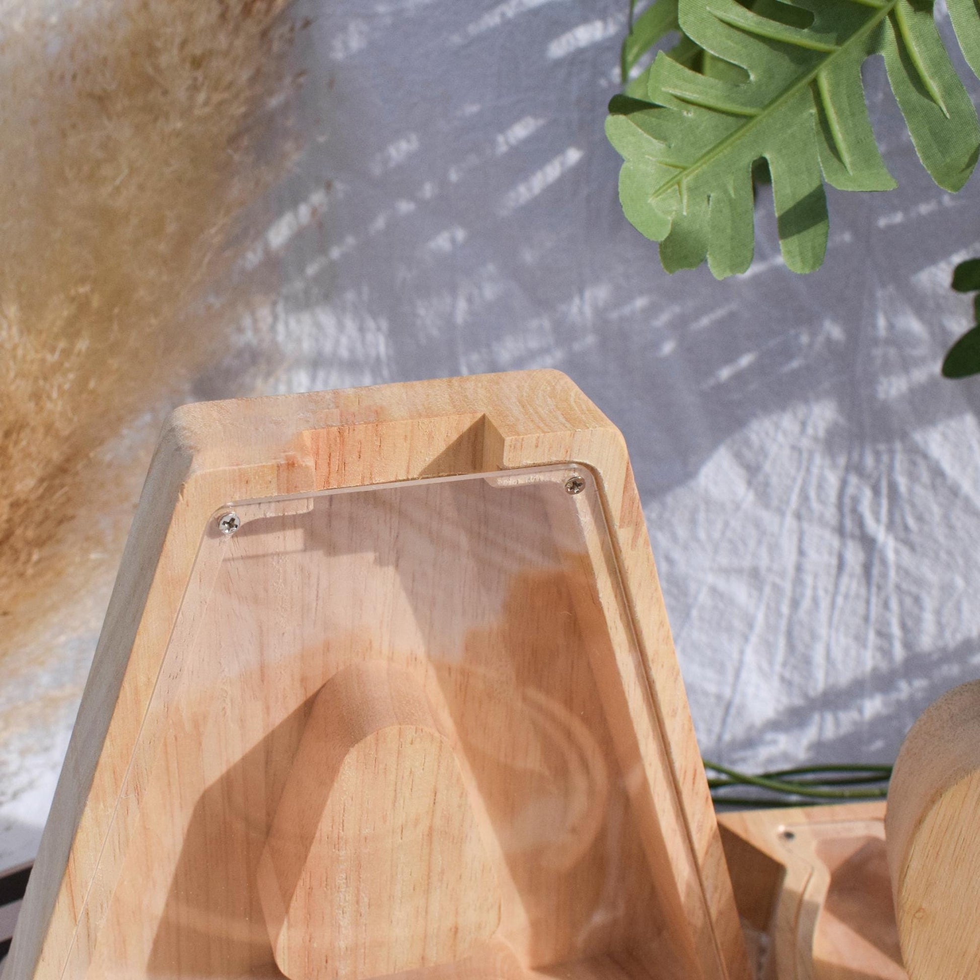 Wooden letter piggy bank with engraved quotes - teaches kids to save money and builds early financial habits,birthday gift for children