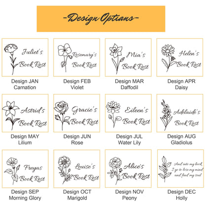 Wooden Triangle Book Stand,Custom book stand,Mother's Day Gift,Book Holder With Slot For Tablet Book,Gifts For Readers,Minimalist home decor