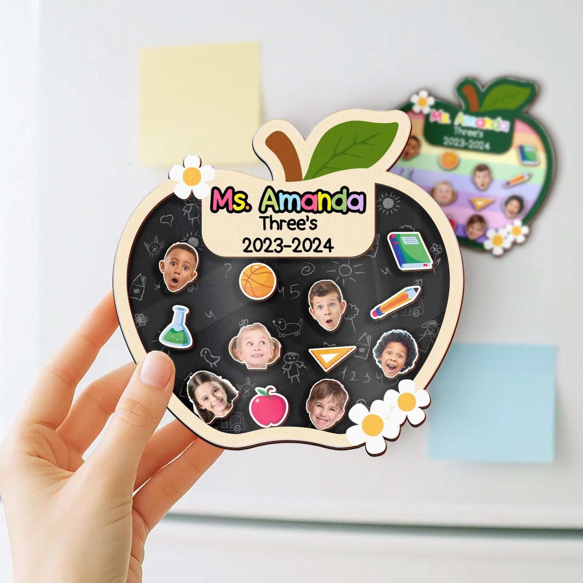 Personalized Teacher Apple Magnet,Thank You Teacher Gift,Teacher Shaker,End Of Year,Teacher Locker,Teacher Appreciation Gift From Student