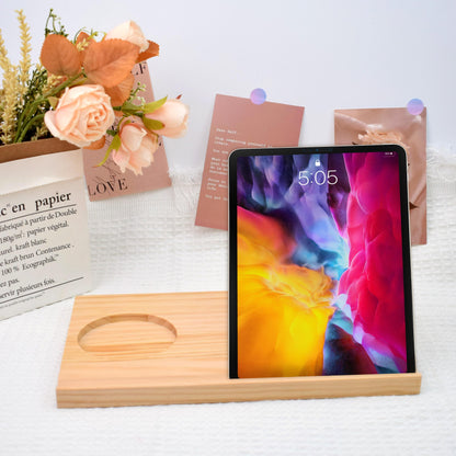 Wooden Triangle Book Stand,Custom book stand,Mother's Day Gift,Book Holder With Slot For Tablet Book,Gifts For Readers,Minimalist home decor