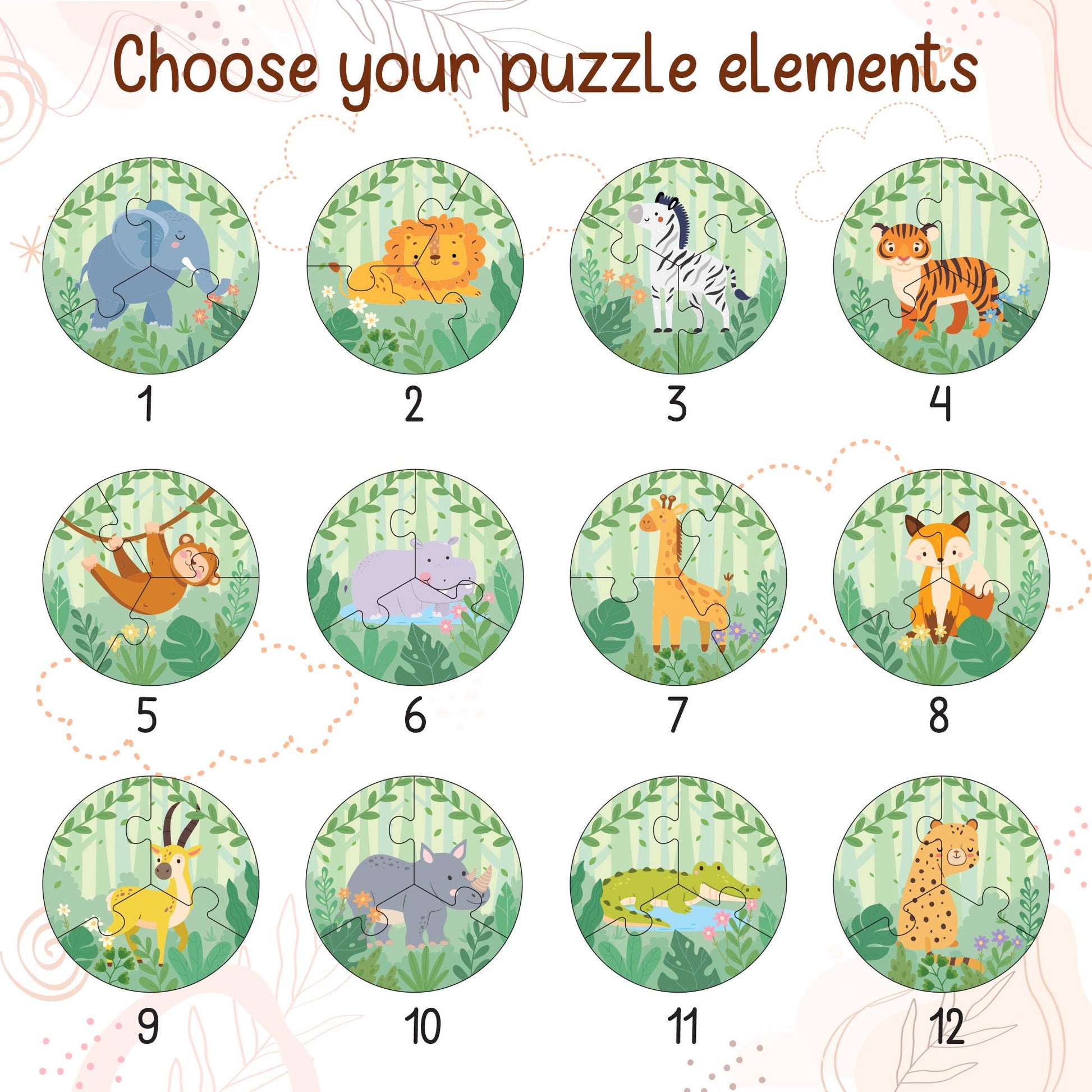 Personalized Name Puzzle | New Baby Gifts | 1st Birthday Gift | First Christmas Gift For Toddlers | Baby Shower Gift | Nursery Decor