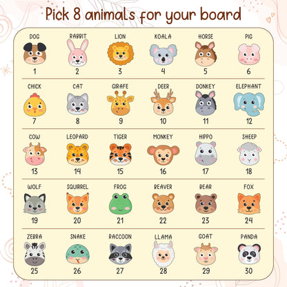 Personalized Name Puzzle With Animals | New Baby Gifts | First Christmas Gifts | 1st Birthday Gifts | Montessori Toys | Baby Shower Gifts