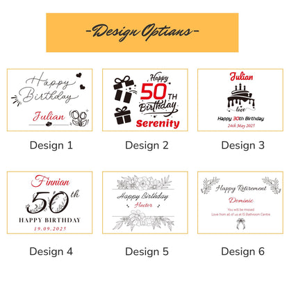 Personalized Birthday Gift Storage Box,Gift Box,Special Birthday Box,Engraved Wooden Gift Box,50th Birthday Gift Box,Anniversary gift