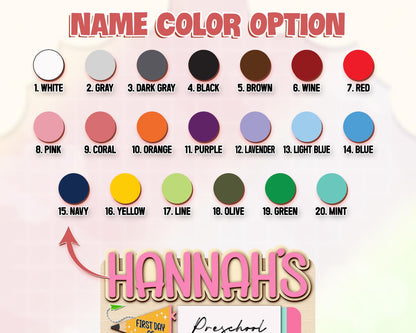 Custom First And Last Day School Sign,Back to School Sign,Preschool,Kindergarten 1st Day of School,Interchangable First Day Of School Board