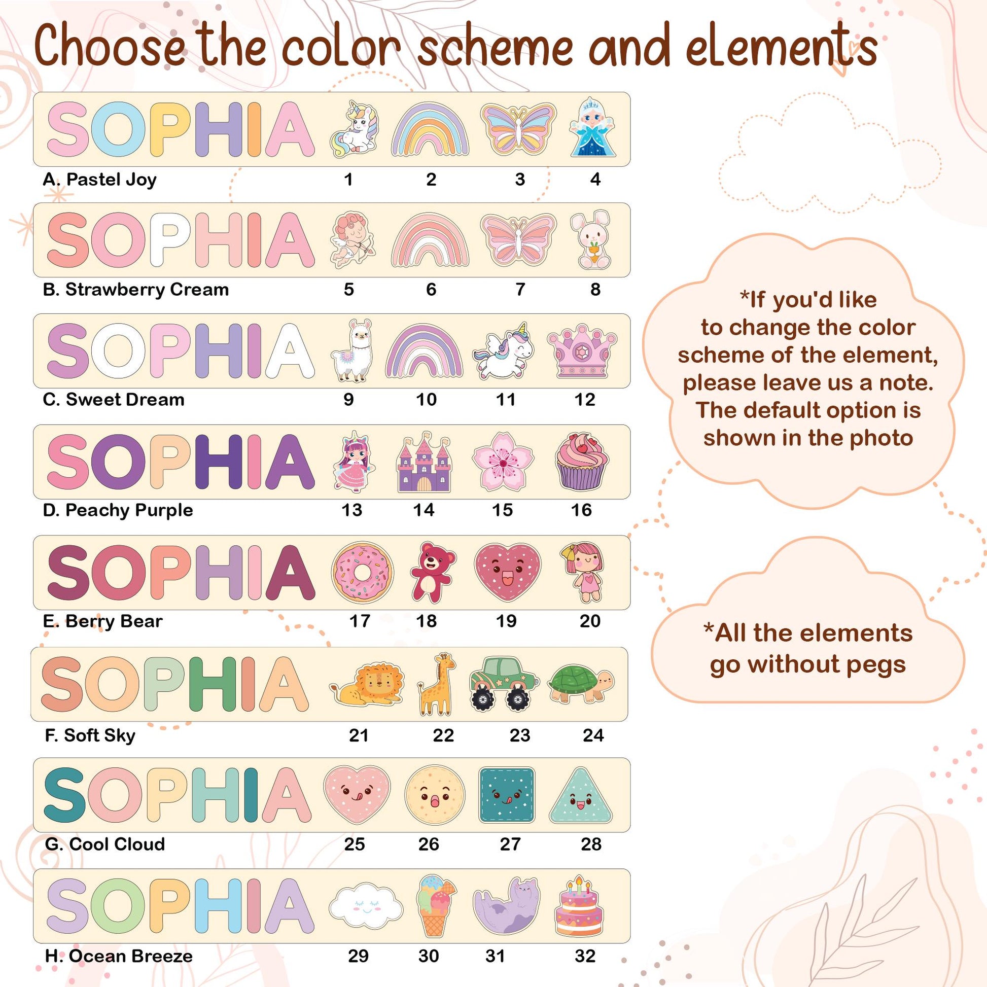 Personalized Name Puzzle | First Christmas Gifts For Toddlers | 1st Birthday Gifts | Montessori Toys | Baby Shower Gifts