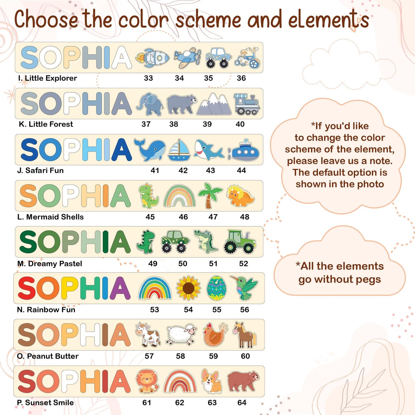 Personalized Name Puzzle Girl | First Christmas Gifts For Toddlers | 1st Birthday Gifts | Montessori Toys | Baby Shower Gifts