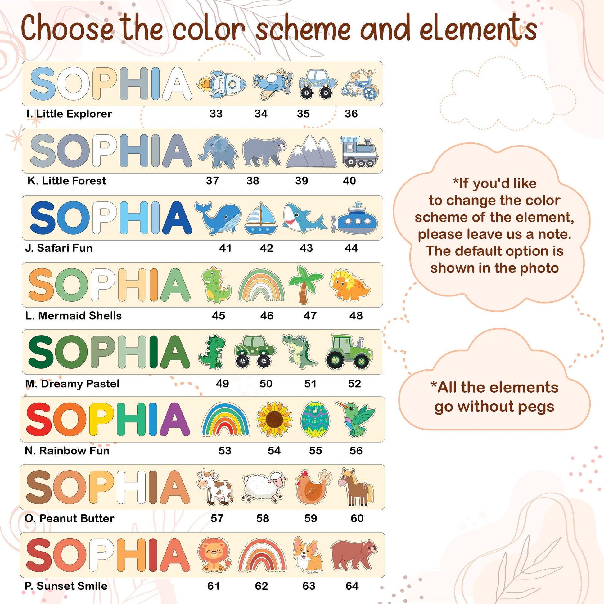 Personalized Name Puzzle Boy | First Christmas Gifts For Toddlers | 1st Birthday Gifts | Montessori Toys | Baby Shower Gifts