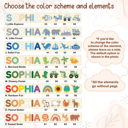 Personalized Name Puzzle Boy | First Christmas Gifts For Toddlers | 1st Birthday Gifts | Montessori Toys | Baby Shower Gifts