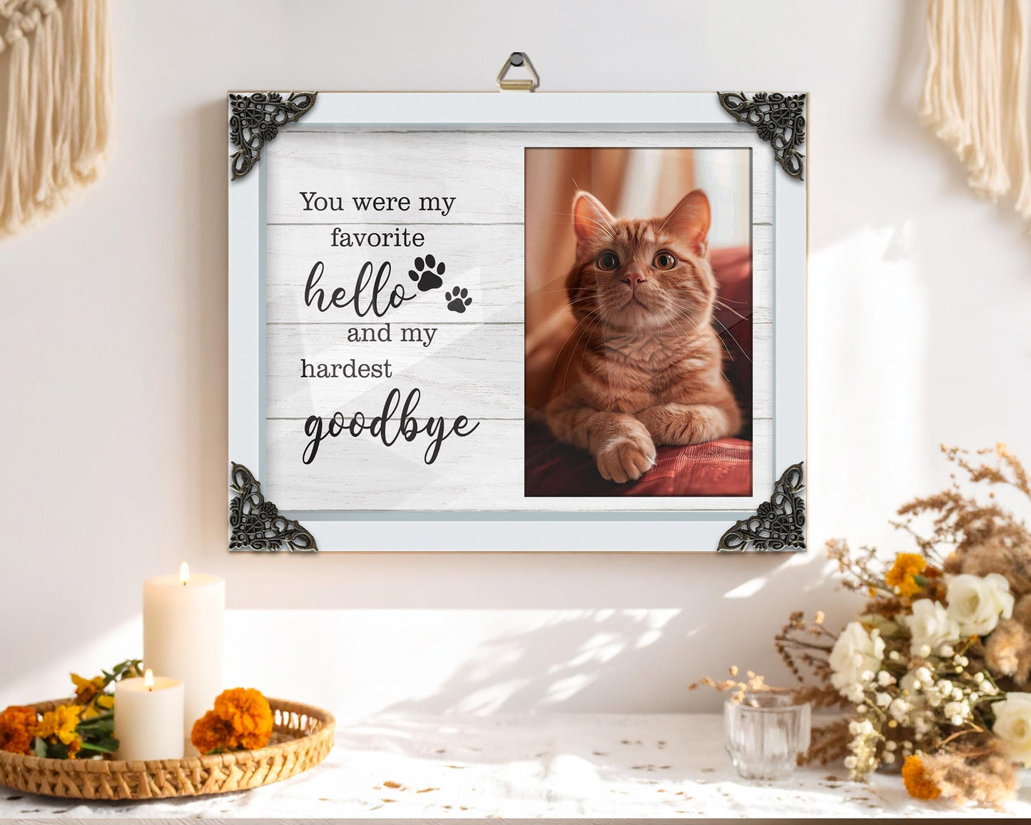 Personalized Dog Memorial Wood Frame,Pet Memorial Sign with Photo,Dog Memorial Gifts For Loss Of Dog,Sympathy Gift,Cat Memorial,Pet Lover