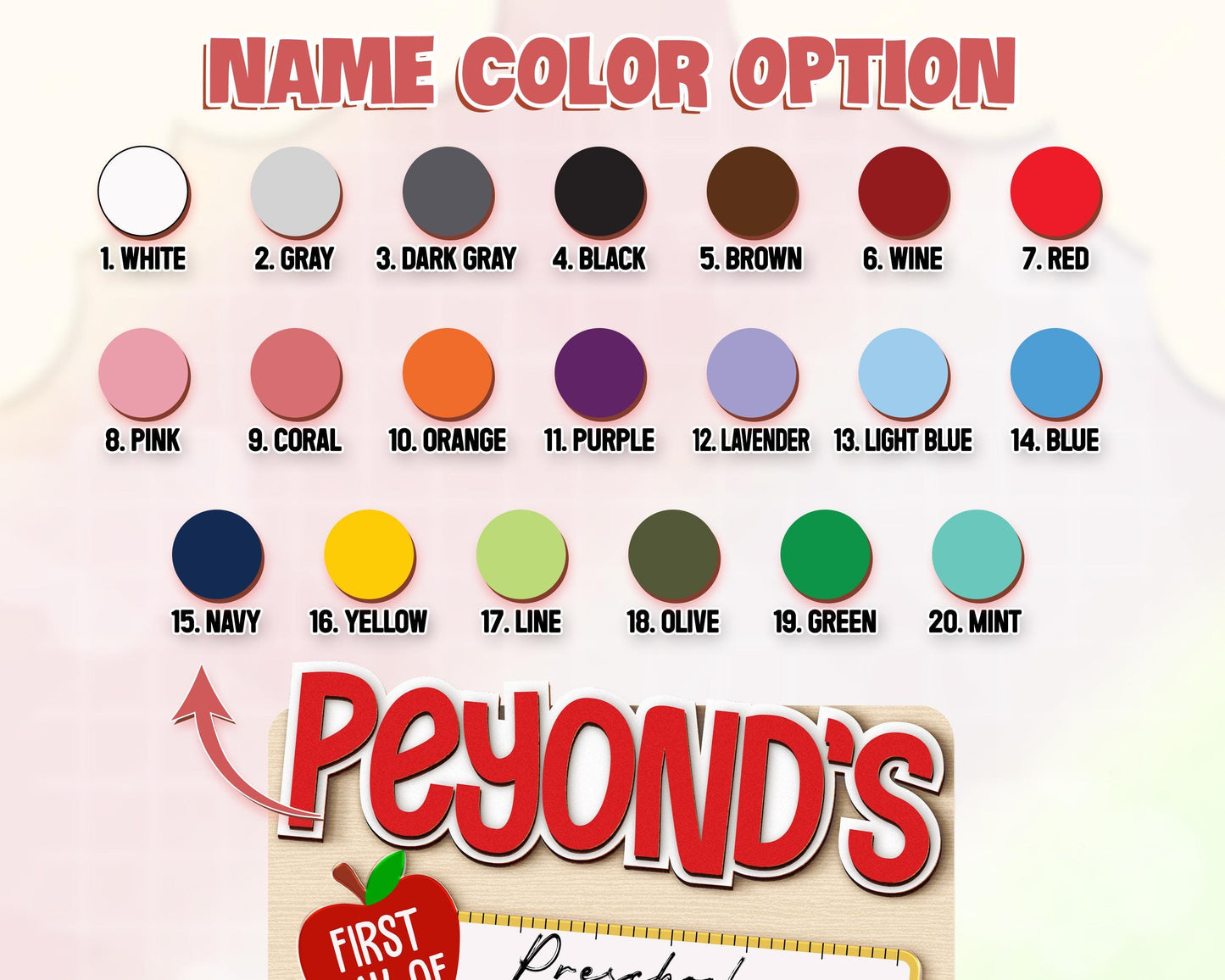 Custom First & Last Day School Sign,Back to School Board,Kindergarten 1st Day of School Dry Erase,First Day Wooden School Sign,Photo Prop