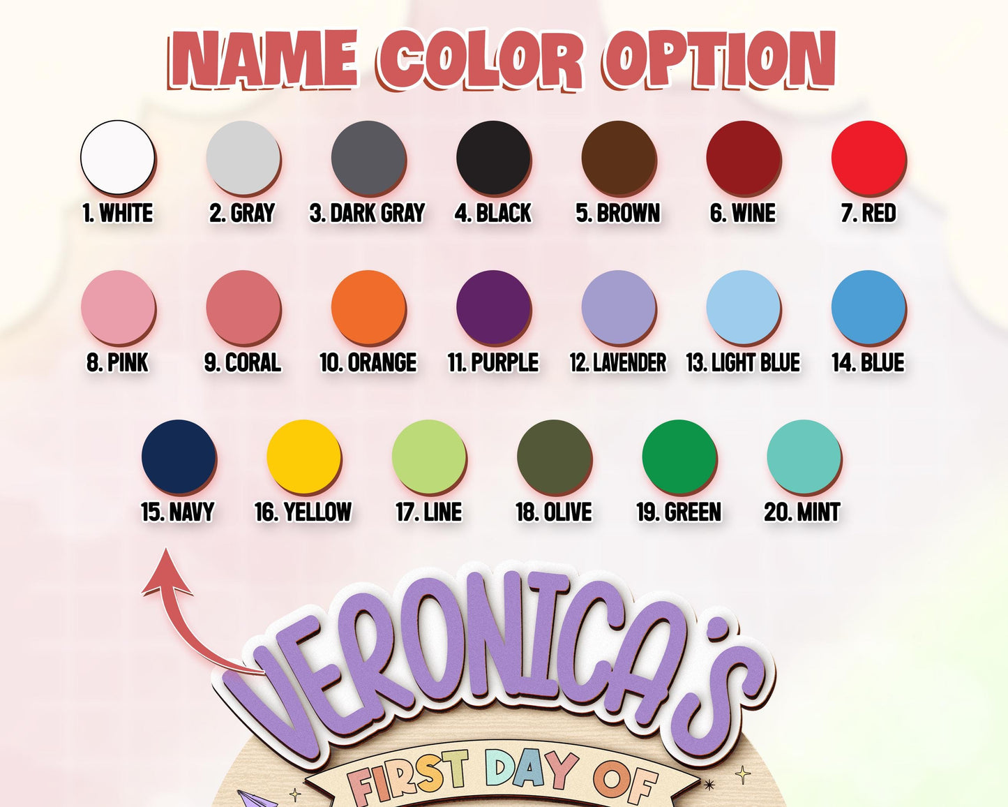 First and Last Day of School Sign,Interchangeable Reusable Back to School Board,Kindergarten 1st Day of School,First Day School Photo Prop