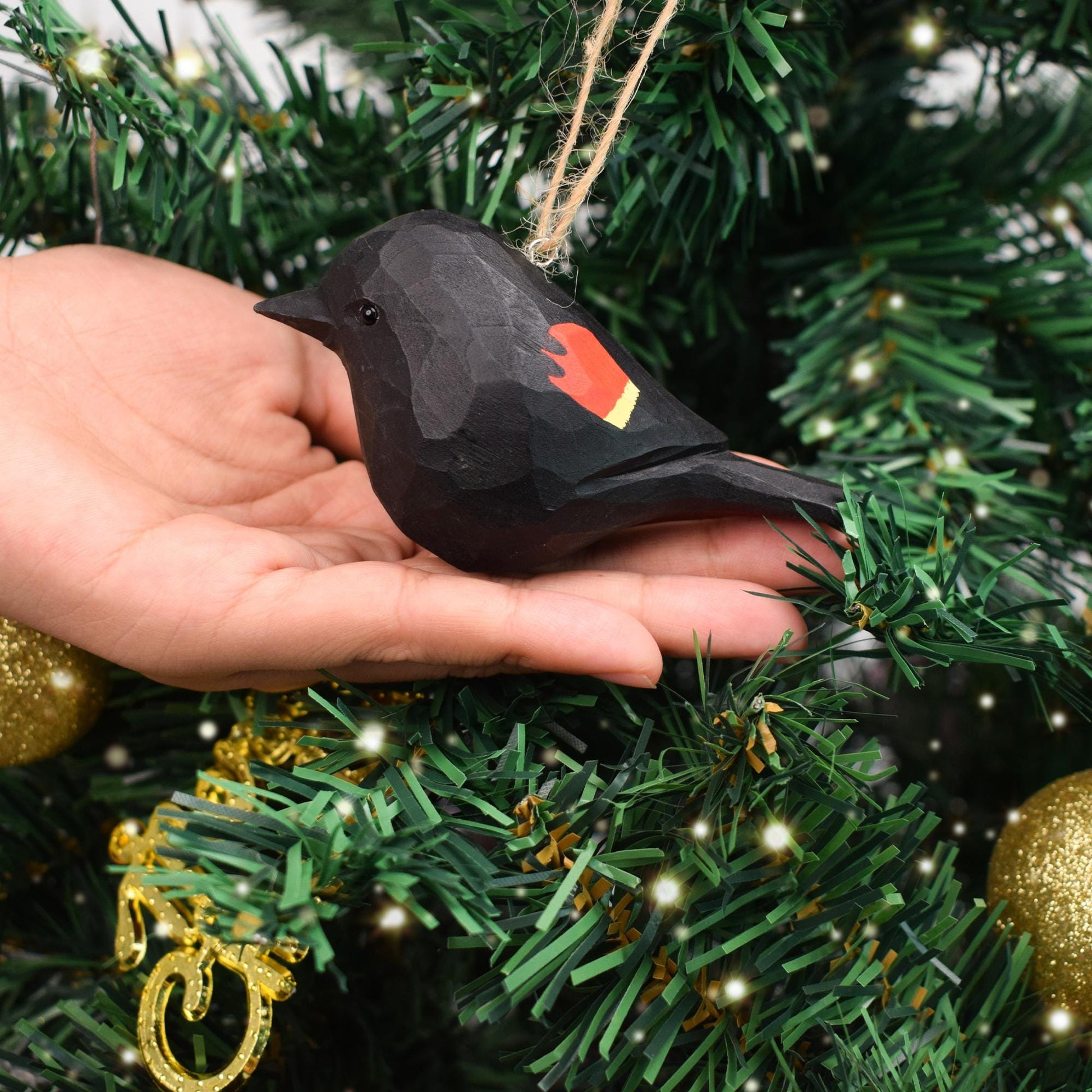 Handmade Northern Cardinal Christmas Ornament  â Rustic Hanging Tree Decoration for Holiday Decor â Unique Xmas Decoration,Gift Bird lover