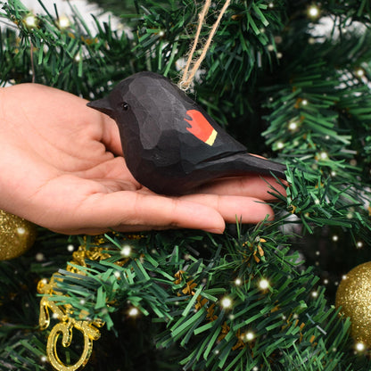 Handmade Northern Cardinal Christmas Ornament  â Rustic Hanging Tree Decoration for Holiday Decor â Unique Xmas Decoration,Gift Bird lover