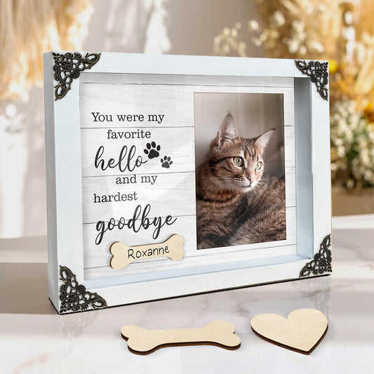 Personalized Dog Memorial Wood Frame,Pet Memorial Sign with Photo,Dog Memorial Gifts For Loss Of Dog,Sympathy Gift,Cat Memorial,Pet Lover