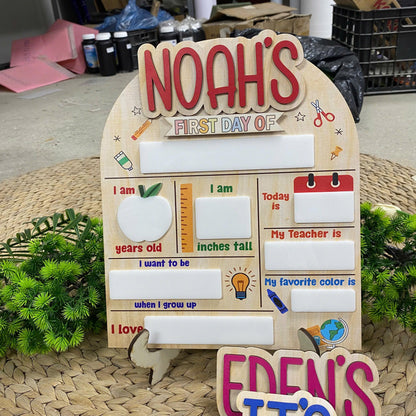 Custom First Day Of School Sign, First & Last Day of School Sign, 1st Day Of Kindergarten Sign, Back To School Board, 1st Day Of School Sign