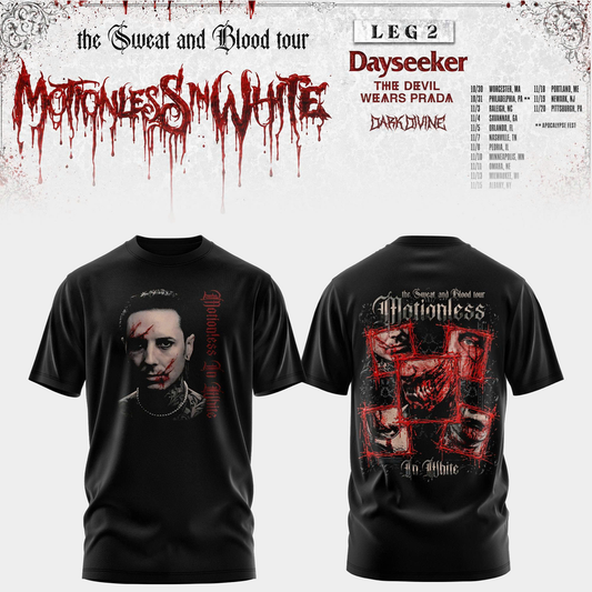 Limited Edition The Sweat & Blood Tour 2026 Tshirt 13