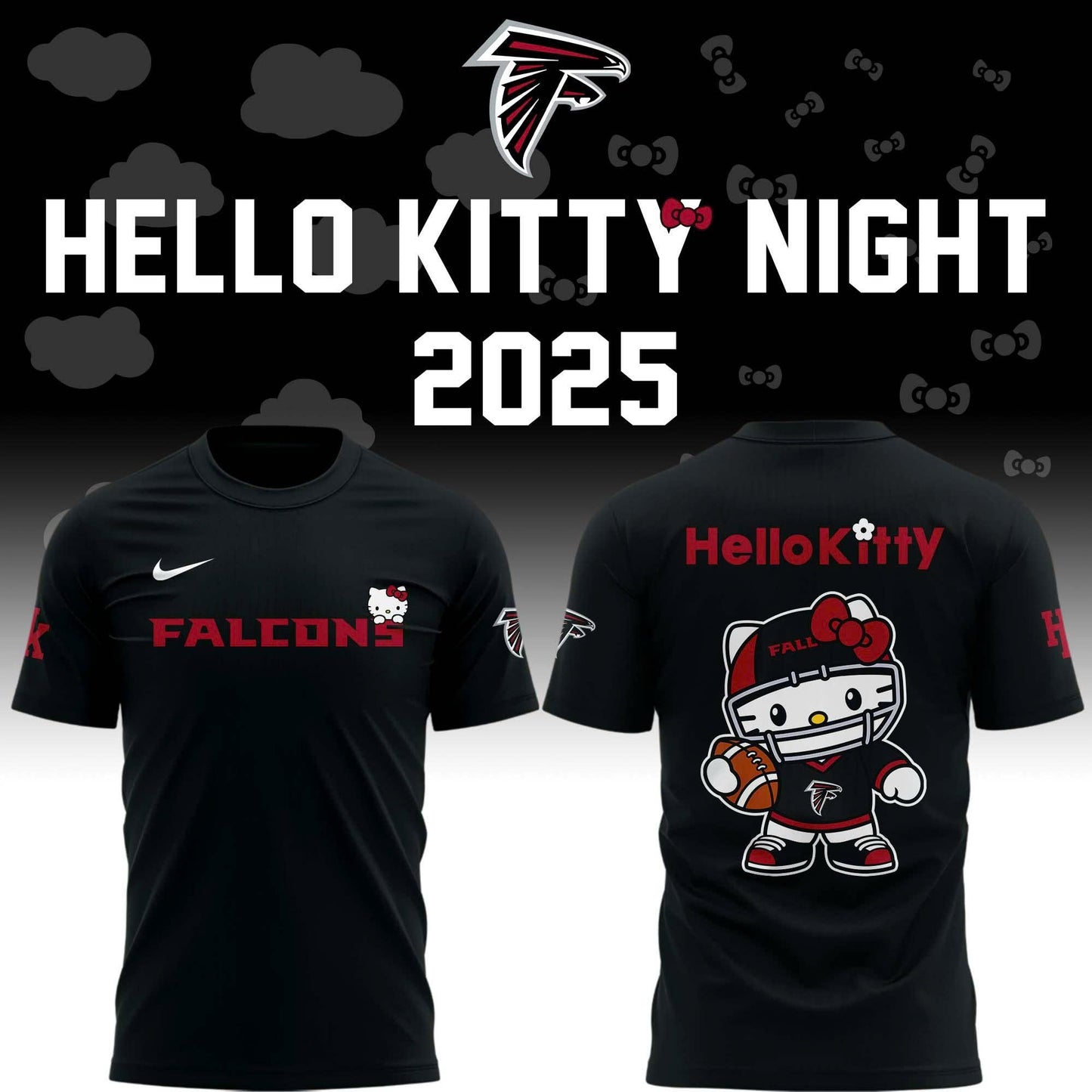 Special New Falcons x Hello Kitty Tshirt 2025