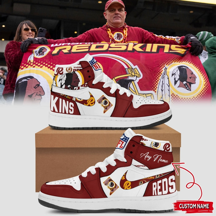 Limited Edition Washington Redskins JD1 Shoes Personalized