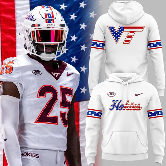 2025 Military Appreciation Hokies Wordmark Hoodie