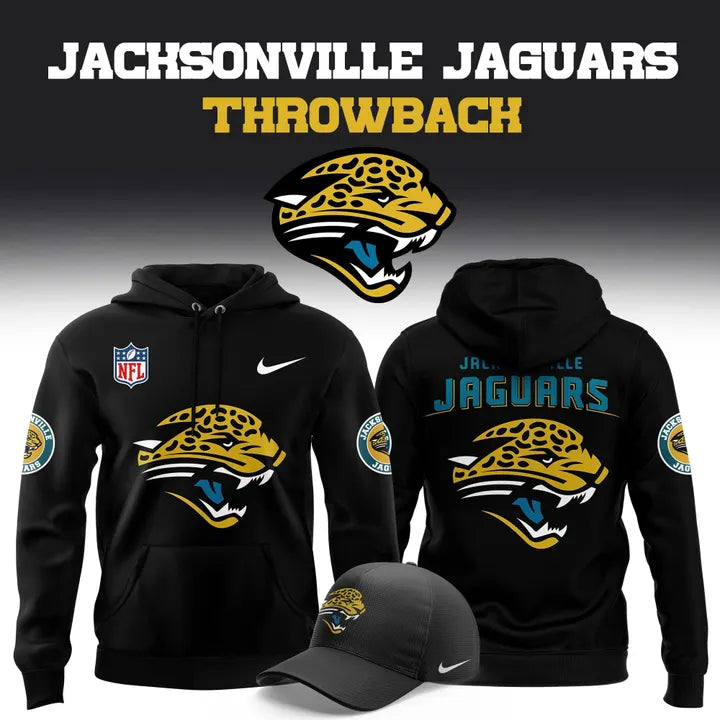Jacksonville Jaguars Throwback Logo Hoodie