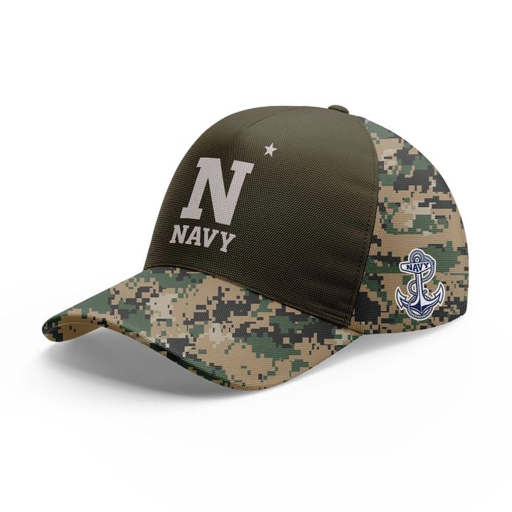 Navy Football Olive/camo 2025 Salute To Service Hoodie