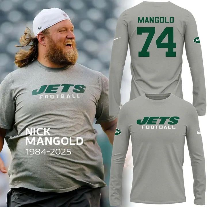 Special New York Jets In Memoriam Nick Mangold long sleeve