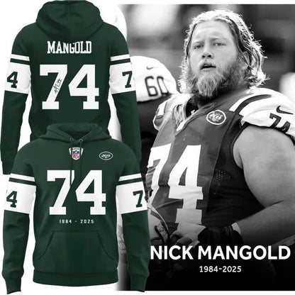 Special Nick Mangold New York Jets Hoodie